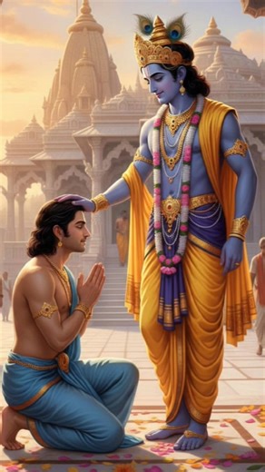 श्री कृष्ण कहते है शांत बने रहो जब तक आपका सही समय नहीं आ जाता🙏 #motivation#gitaupdesh