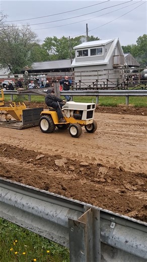 Cub Cadet pulling Rough and Tumble #tractor #cubcadet #antique #classic #vintage #farm