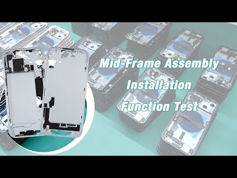iPhone Mid Frame Assembly Installation Function Test | Quality Control