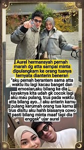 aurel pernah marah dengan bang atta #shorts #gosipartis #kabarterbaru