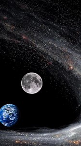 Earth Moon And The Black hole 😍 #Moon #earth #blackholetime #fblifestyle #ISRO | India Moon Mission
