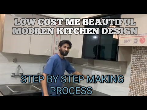 “Modular Kitchen Full Installation Step by Step | Complete Design to Finishing Process 2025