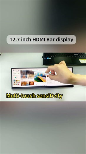 12.7-Inch IPS Touchscreen Monitor,2.5K/ 2880x864, 120Hz, Type-C#monitor #display #touch #screen
