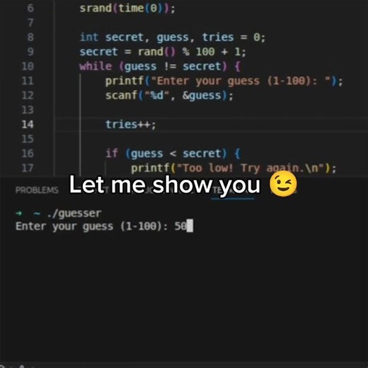The REAL Difference Between rand() and Guessing Games | Build C game