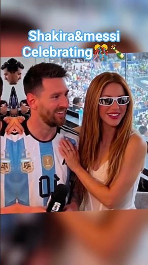 Shakira $ Messi Legendary world cup Moment #shakira#leomessi#messi#football#goals#fans#support#goals
