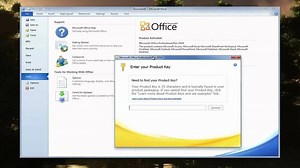 How to enter Office 2010 product key
