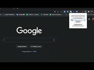 Looker Chrome Extension Sample Demo