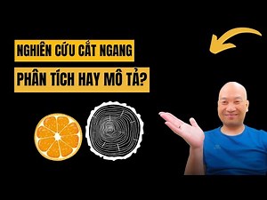 Nghiên cứu cắt ngang là nghiên cứu phân tích hay mô tả | TS.BS.Vũ Duy Kiên