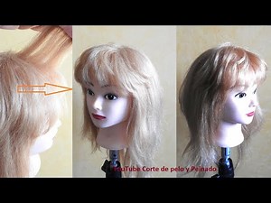 Cómo cortar un flequillo a capas fácil en casa - Flequillo desfilado