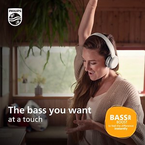 15 reactions | Crank up the bass with the tap of your finger ☝ on this Philips On-ear Wireless Headphones TAH4205 that come conveniently equipped with a BASS boost button. Focus on only what you love to hear with its closed-back design that offers great sound isolation.  Unleash the beat and pump up the jam for the entire day or longer. Choose your color: black, blue or white. #PhilipsSound #headphones #TAH4205 #BassBoost | Philips TV | Facebook