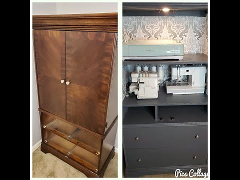 DIY Armoire: From Drab TV Cabinet to a Fab Storage Space