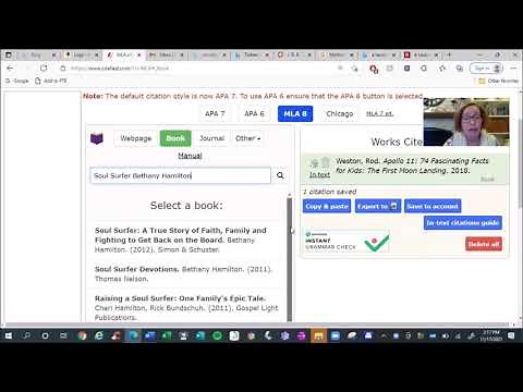 Creating an MLA Works Cited page with Citefast