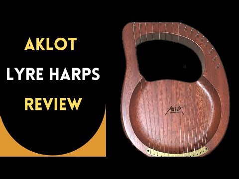 ✅ AKLOT Lyre Harp Reviews 🪉 7 String and 16 String Lyre Harps