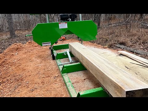 Setting up a sawmill on our property. This harbor freight sawmill is awesome and easy to use. Setup