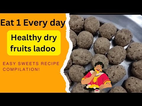 😋सर्दियों में बनाएं स्वादिष्ट लड्डू बिना गुड़ और चीनी के।कमर दर्द, घुटने का दर्द दूर करे #viral