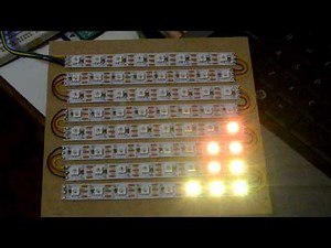 WS2811 Arduino led matrix test