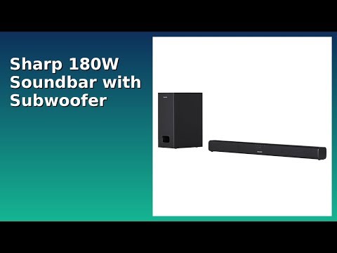 REVIEW (2025): Sharp 180W Soundbar with Subwoofer. ESSENTIAL details.