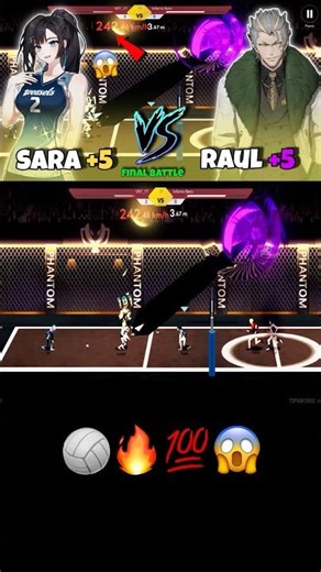 Monster Raul +5 Attack 242Km/h #thespike #shorts