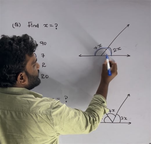 K Goud on Instagram: "Crack Linear Pair Angles with Confidence 🔥 Smart Solutions, Zero Confusion. Understand angle sum property and geometry problem-solving with ease. Boost your maths skills for school and competitive exams. Learn with logic, not memorization. #LinearPairOfAngles #GeometryMadeEasy #MathsConcepts #ExamPreparation #AjayTips"