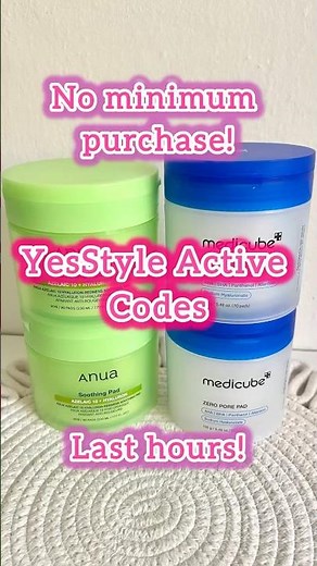 YesStyle codes for 15-20% off everything ! Last hours! 😮😍🥳