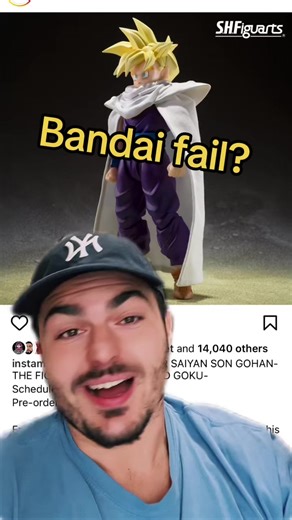 New s h Figuarts gohan action figure from Bandai has people upset! #actionfigures #shfiguarts #dragonballz | Rocco The great