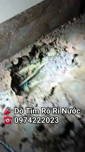  Xử lý ca vỡ ống nước dưới nền cho khách hàng có hóa đơn tiền nước...