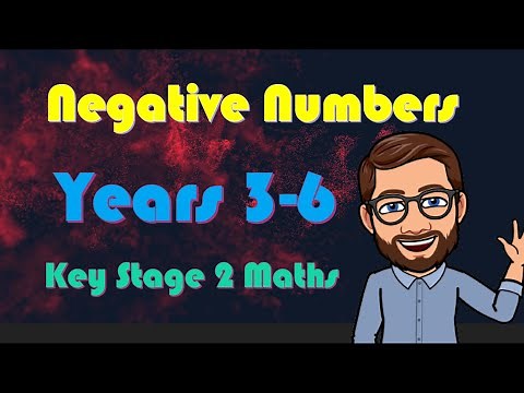 Negative Numbers KS2 maths