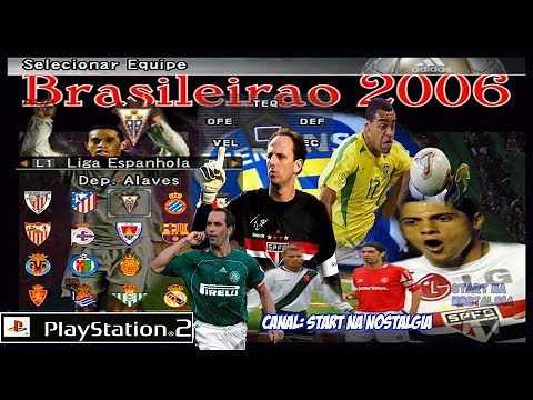 Winning Eleven 9 WE9 - Brazilian Championship 2006 for PS2 NOSTALGIA - Edmundo, Romario, Denilson...