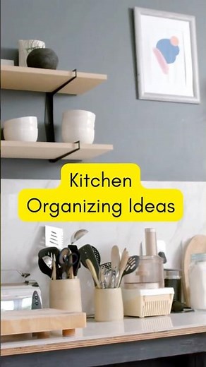 Brilliant Kitchen Organizing Ideas to Save Space & Time