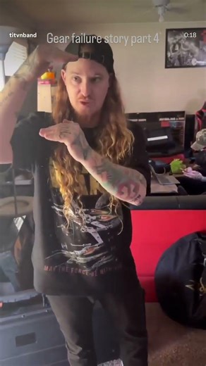 Gear failure part 4 #metal #fail #fails #musician #vocalist #fyp