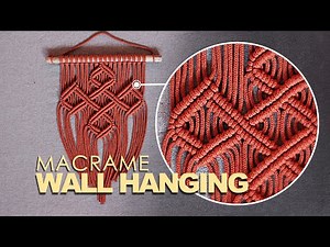 DIY: Macrame Wall Hanging Tutorial / Celtic Knot Cross #3