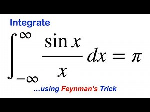 Integral of sinx/x from negative infinity to infinity 💪