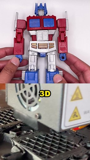 3D Printed Optimus Prime #transformers #optimusprime #3dprinting #3dprinter #transformersg1
