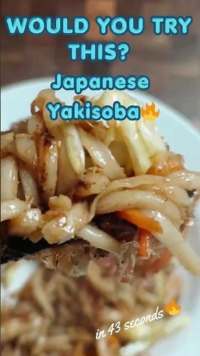 Would You Try This Japanese Yakisoba?🔥