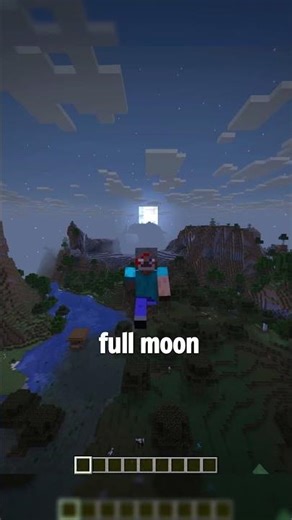 MOON in Minecraft is MORE Imporatant as you Think! #minecraft #minecraftshorts