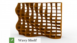 【Grasshopper Tutorial】 Wavy Shelf