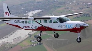 MagniX and AeroTEC put all-electric Cessna airplane into the air for first time