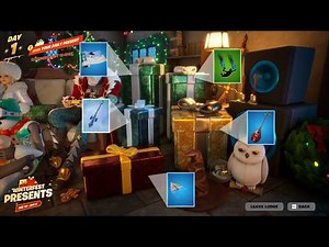 *SPOILERS* ALL 14 Presents Opened EARLY! 🎁 (FREE Fortnite Winterfest 2025 Rewards)