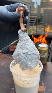 Beer Brined Turkey Legs with Sam Adams Winter Lager Samuel Adams 🍗🌿🔥 #samadamspartner | Over The Fire Cooking by Derek Wolf