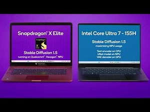 Qualcomm GIMP with Stable Diffusion on a Windows PC Demo