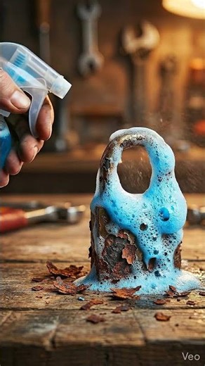 Satisfying Rust Removal 🔐✨ Antique Lock & Key Restoration