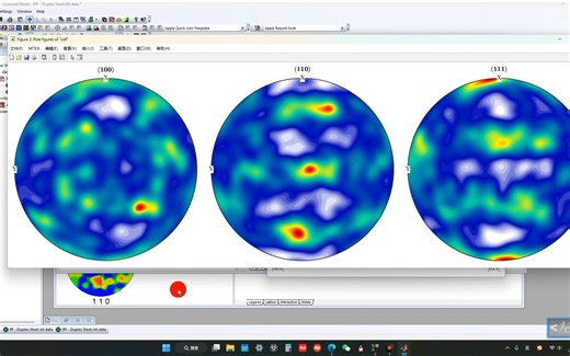 EBSD数据分析——MTEX计算ODF半高宽设置以及极图和反极图的绘制