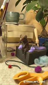 ✨Want to learn how to create your own stop motion animations?✨ The Felted Stop Motion Character Animation Class is back! ✨In this 7 week course (online) we learn needle felting, puppet making, stop motion animation, rig removal, and more! ✨ ✨ Learn all about the course in the link in my bio or go to lumibarron. com -> class Registration is open until December 23rd or classes fill #stopmotion #animation #class #felting #needlefelting #mouse #little #magic #learn #stopmotionanimation #artclass #te