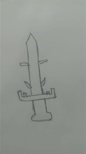 How to draw an sword ⚔️ at a easy