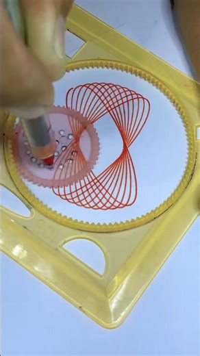 What does this pattern resemble??? Magic Ruler Small ruler, big wisdom #shorts #spirograph #2025