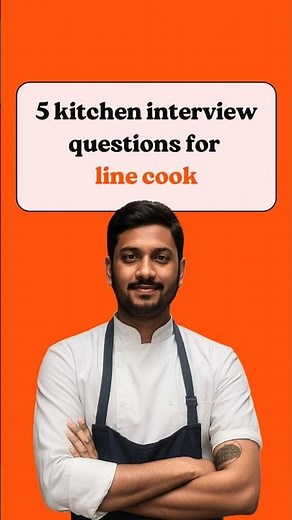 5 kitchen interview questions for line cook #chefinterview #chefselection #chefjobs