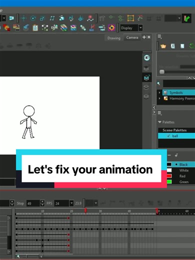 Let's fix your animation, this would be my first mini tutorial #dynamicmovement #2d #trendingvideo #fyp#toonboomharmony #ghanatiktok🇬🇭