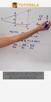 Calculating Trapezoid Area using Similar Triangles #Math #Trapeze #AreaOfATrapezoid