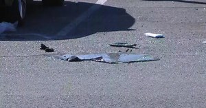 Raw video: Multi-vehicle crash scene in Target store parking lot in San Mateo