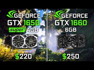 GTX 1650 Super vs GTX 1660 Test in 10 Games in 2021